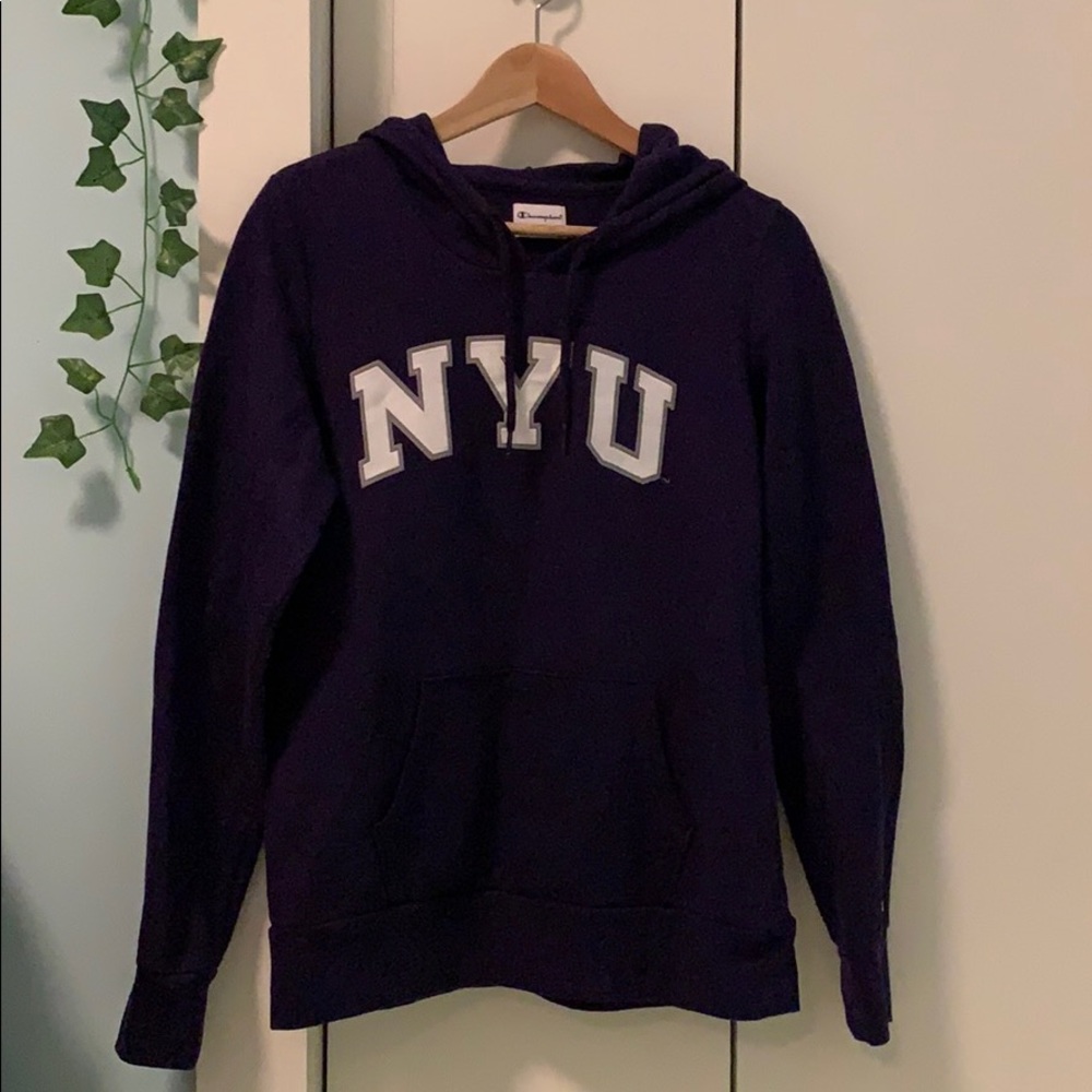 NYU Champion Hoodie